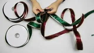 Crimped Metallic Edge Wired Ribbon, Item # 48700310C