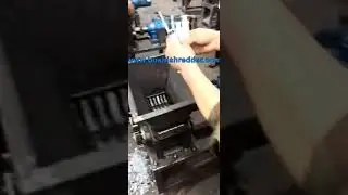 medical waste shredder / hospital waste shredder machine