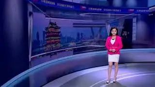 SEEDER Robotic Crane with Graphics in TV News Studio