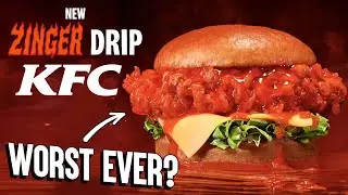 KFC Zinger Drip 🔥 HONEST REVIEW ⚠️worst ever