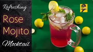 Rose Mojito Recipe | Rose Mojito Mocktail | Mojito Recipe