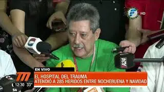M&aacute;s de 200 asistidos en el hospital del Trauma en Navidad