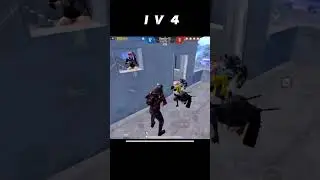 1 vs 4 🔥🔥fastest wow mode #pubg #bgmi #1vs4 #1v4clutch #1000subscriber