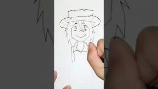 Drawing Huckleberry Finn #animedrawholic #shorts #shortvideo #youtubeshorts #youtuberemix