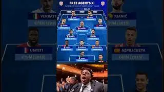 Most Expensive FREE AGENTS XI Ever! &euro;666.5M Worth of Players Available for FREE! 🤯⚽