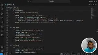 Primeiro Projeto do Zero em Python - SG Task - Refatorando Parte 2