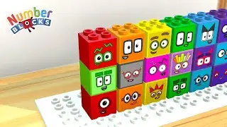 Learn Numbers 1 to 100 with Numberblocks Lego Cube | Easy Super Fun Math for Kids! 🚀