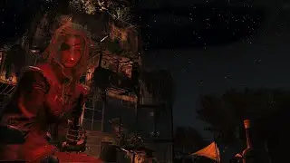 Fallout 4 Let's Build: Creating a Lush Home Base Tower with Garden and Campsite / Chill Vibe Sleep