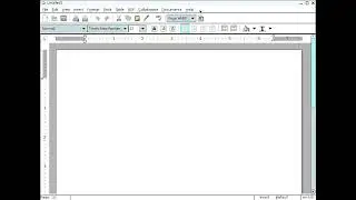 AbiWord: graphical user interface and top-level menu #abiword #wordprocessor #linuxapps