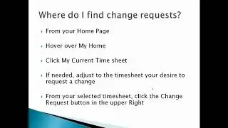 Kronos 5b &ndash; Change Request &ndash; Hourly Employees