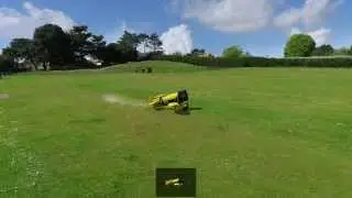 Flying the GeeBee in Phoenix RC Flight Simulator