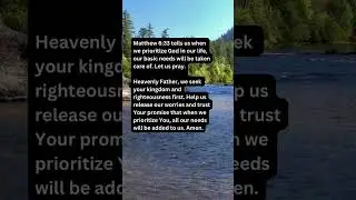 Your Provision is Guaranteed! Seek God First | Matthew 6:33 Daily Bible Verses