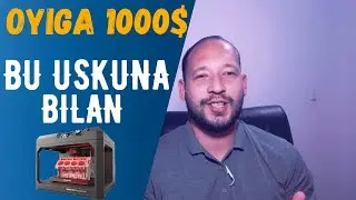Biznes uy sharoitida,3D Printer bilan 1000$ ishlab topish (как заработать 1000$ с 3д принтером )