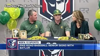 Pike Road baseball player signs with Baylor