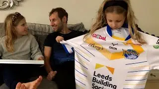 Rob Burrow and family react to new legend shirt