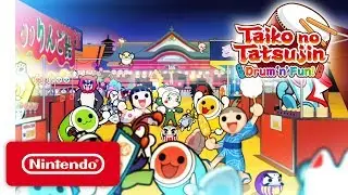 Taiko no Tatsujin: Drum &lsquo;n&rsquo; Fun! - Gameplay Trailer - Nintendo Switch
