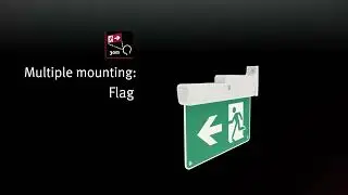 Lexco Maintained/Non-Maintained Emergency LED Exit Light | Screwfix