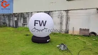 Giant Inflatable Golf Balloon Free Stand Advertising Inflatable Golf Balloon for Outdoor Display
