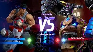 Ryu & X Arcade mode | Marvel vs Capcom Infinite