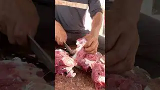 Ox leg Bonless joint cutting#food #meatmarket #cuttingskills