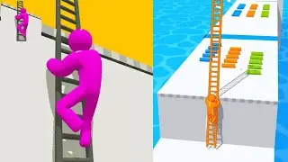 MAX LEVEL Ladder Master Runner Climb 😁🏃: All Levels Gameplay Walkthrough Android,ios Ladder Master 