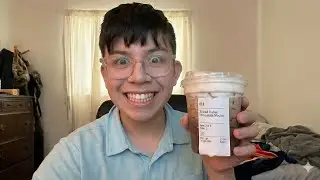 Trying Starbucks Iced Dubai Chocolate Mocha (Trying New Foods Part 42)