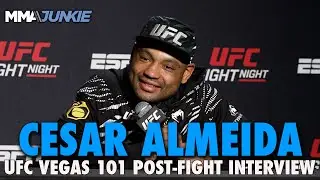 Cesar Almeida Wants Top 15 Name After Insane Comeback Knockout Win | UFC Vegas 101