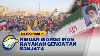 Warga Iran Rayakan Gencatan Senjat4 di Pusat Kota Tehran - [Metro Hari Ini]