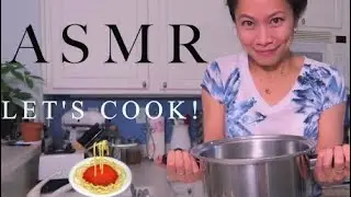 ASMR Let's Cook Together!! Layered Sounds and Whispers ~ Italian Cuisine 🍝