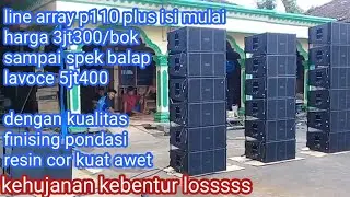 Paket Line Array 10singgel dan 12singgel || kirim ke NTB maluku ngawi ponorogo