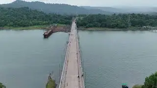 Dudhani bridge, Dadra and Nagar Haveli. Drone shoot