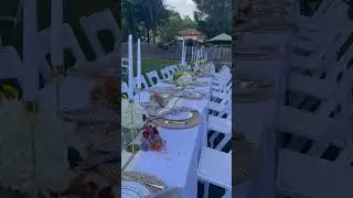 Summer Garden Dinner Party for my daughter and friends | loved decorating the florals #emptynesters
