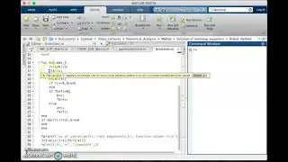 Matlab code for bisection method