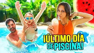&Uacute;LTIMO D&Iacute;A de PISCINA en VILLA CARAMELUCHI 🥹 antes  DE IRNOS a USA 🇺🇸  &iexcl;WILLIE APRENDE a NADAR! 🤩