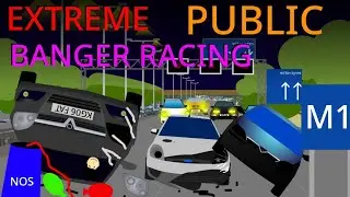 BRUTAL PUBLIC BANGER RACING IN BATTERED FIESTA, ASTRA, CORSA, POLICE FOCUS!