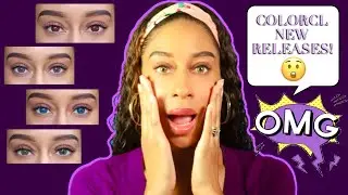 ColorCL NEW RELEASES: Ultra Moist Color Contacts Review ✨| Lizette Baldeo