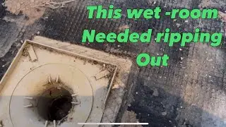 How to fix failed wet-room floor 