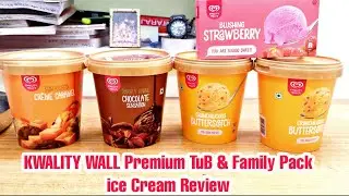 Мороженое Kwality Walls | Обзор мороженого Kwality Walls Premium Tub & Family Pack | Сливочный скотч