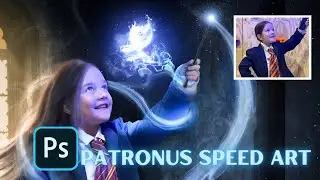 Harry Potter Patronus Photoshop Speed Art