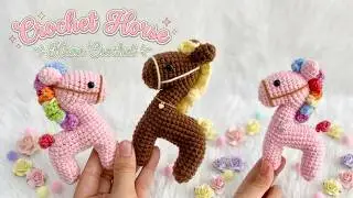 CROCHET KEYCHAIN 🐎 How to Crochet Horse 🐴 Unicorn Amigurumi Crochet