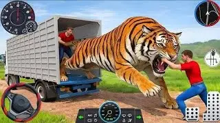 Animal Cargo Truck Driving Game 3D - Animal Transport Cargo Truck 2024 - Android Gameplay