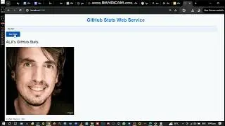GitHub Stats Web Service: ALX portfolio project