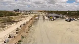 www.NoticiasdeSantaluz.com.br - Reportagem do Fantástico sobre assaltos a minas de ouro e diamante