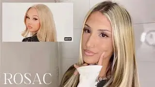 Seguindo Tutorial da Alabama Barker | Rosac Beauty