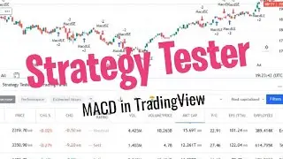Day 49/75: Strategy Tester in TradingView| MACD