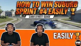 How to Win Suburb Sprint #4 EASILY 🏆 CarX Street Guide