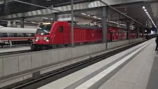 DB Class 147 - 147xxx arriving Berlin Hauptbahnhof Station on 11/09/25