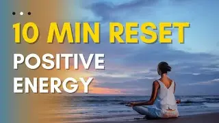 10 Minute Morning Meditation for Positive Energy & Focus | Beach Visualization to Release Anxiety.