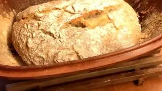 Bread Cooked in Römertopf / Clay Cooker - Delicious & Easy Bread Baked in Clay Cooker - Recipe# 106