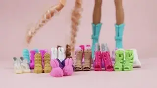 New Barbie Shoes high Heels Nike Mary Jane Surprise Toys Kids Play Collection Mattel